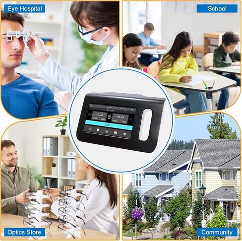 7" Touch Screen Ophthalmology Vision Screener, Precise Measurement Tool for Eye Testing, 98cm Measuring Distance, Essential Optic Equipment for Eye Care Professionals in Saudi Arabia