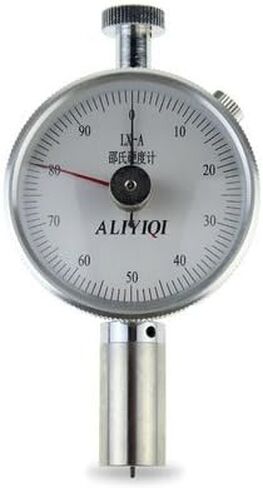 CGOLDENWALL LX-A Type A Shore Hardness Tester Meter Rubber shore Durometer for Rubber/Plastic/Tires/silica gel 0-100HA Double Pointers Peak Hold Automatic memory in Kuwait