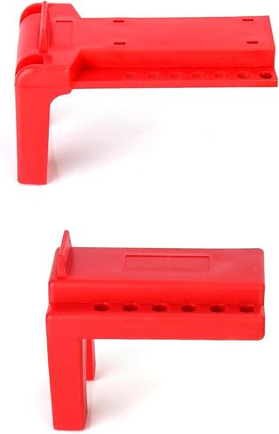 QWORK Ball Valve Lockout, Safety Lock, 1/2" - 2-1/2" Diameter, 20 Pack, Red in Kuwait