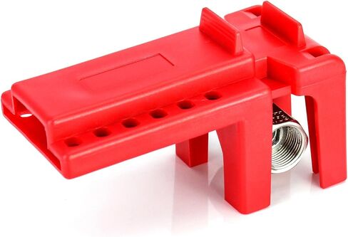 QWORK Ball Valve Lockout, Safety Lock, 1/2" - 2-1/2" Diameter, 20 Pack, Red in Kuwait