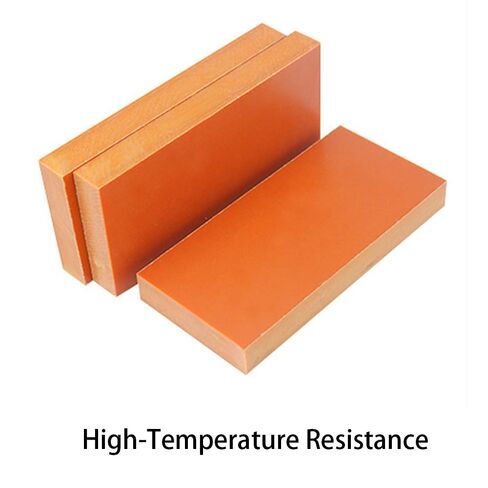 Lightweight Rigid Plastic Foam Sheet,Bakelite Plate 2 8 10 15mm, Strong Orange Flat Power, for Electronics Manufacturing 1pc(8 x 8 inch x 3mm) in Saudi Arabia