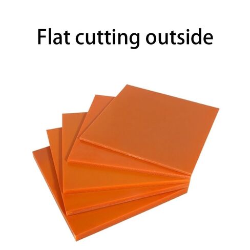 Lightweight Rigid Plastic Foam Sheet,Bakelite Plate 2 8 10 15mm, Strong Orange Flat Power, for Electronics Manufacturing 1pc(8 x 8 inch x 3mm) in Saudi Arabia