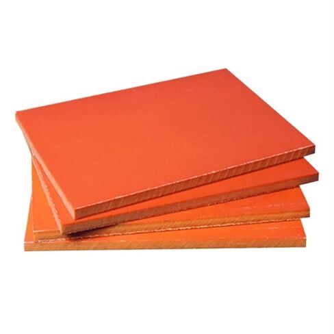 Resin Board Bakelite Sheets,4pcs Orange, Phenolic Flat Plates 3 5 8 10mm, Sheet for High-Voltage Applications(100x100x4mm) in Kuwait