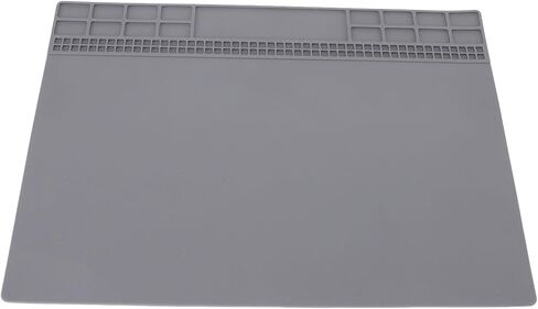 Garosa Heat Insulation Silicone Soldering Mat, 932°F Resistance, NonSlip Workbench Pad with 98 Screw Storage for Electronics Repair in Labs and Kitchens in Saudi Arabia