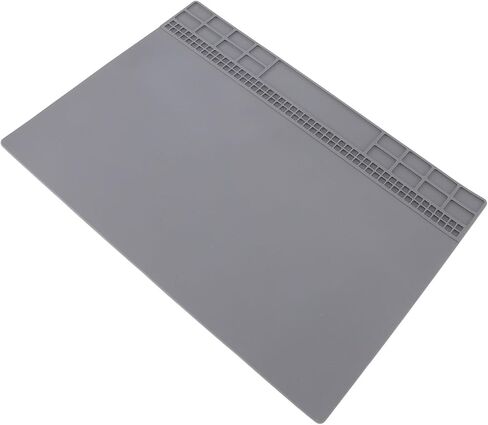 Garosa Heat Insulation Silicone Soldering Mat, 932°F Resistance, NonSlip Workbench Pad with 98 Screw Storage for Electronics Repair in Labs and Kitchens in Saudi Arabia