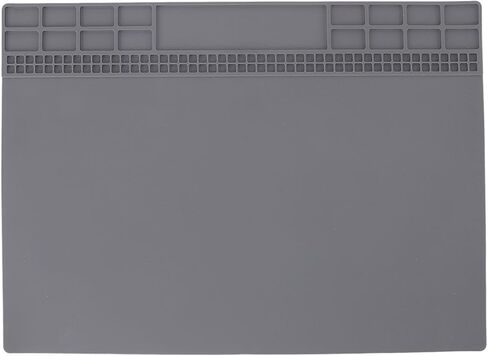 Garosa Heat Insulation Silicone Soldering Mat, 932°F Resistance, NonSlip Workbench Pad with 98 Screw Storage for Electronics Repair in Labs and Kitchens in Saudi Arabia