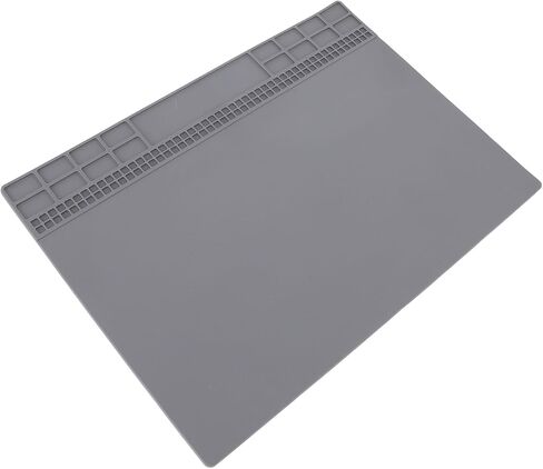 Garosa Heat Insulation Silicone Soldering Mat, 932°F Resistance, NonSlip Workbench Pad with 98 Screw Storage for Electronics Repair in Labs and Kitchens in Saudi Arabia