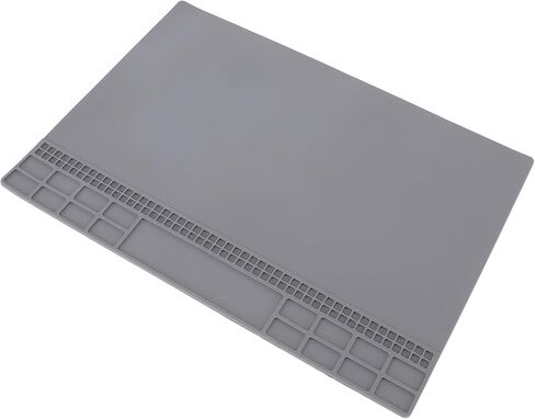 Garosa Heat Insulation Silicone Soldering Mat, 932°F Resistance, NonSlip Workbench Pad with 98 Screw Storage for Electronics Repair in Labs and Kitchens in Saudi Arabia