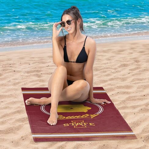 Northwest Iowa State Cyclones NCAA Homebreak Beach Towel 2 Pack 30 x 60 Inches in Saudi Arabia