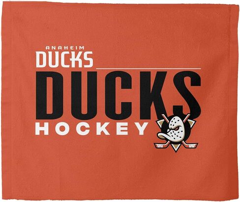 منشفة Northwest Anaheim Ducks NHL City Hockey Rally مقاس 18 × 15 بوصة in Saudi Arabia