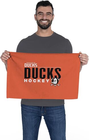 منشفة Northwest Anaheim Ducks NHL City Hockey Rally مقاس 18 × 15 بوصة in Saudi Arabia