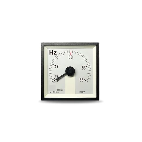 Q96-HZC مقياس تردد تيار مستمر مع مدخل 100 فولت/220 فولت/380 فولت/440 فولت 45 ~ 55 هرتز زاوية واسعة بحرية 240 درجة 1 قطعة (45-55 هرتز 100 فولت) in Saudi Arabia