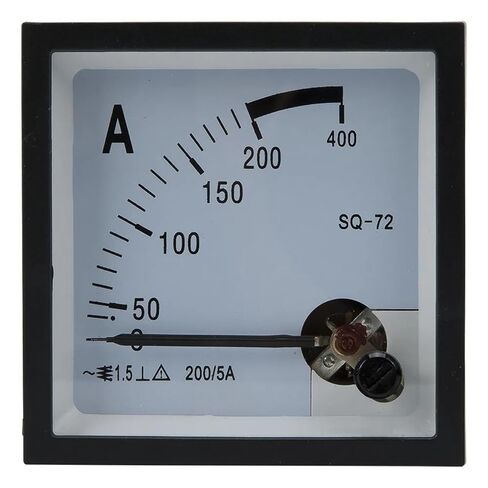 SQ-72 72 * 72mm Current Transformer Type AC Ammeter AMP Meter 20A 30A 50A 100A 150A 200A 300A 400A 600A 1Pcs(50A(5A)) in Saudi Arabia