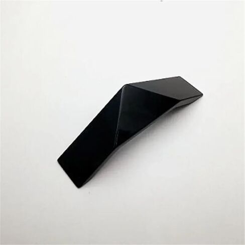 Simple Golden Gray Black Cabinet Door Drawer Pulls Cupboard Furniture Handles Hardware 1Pcs(Bright Black 64mm) in Kuwait