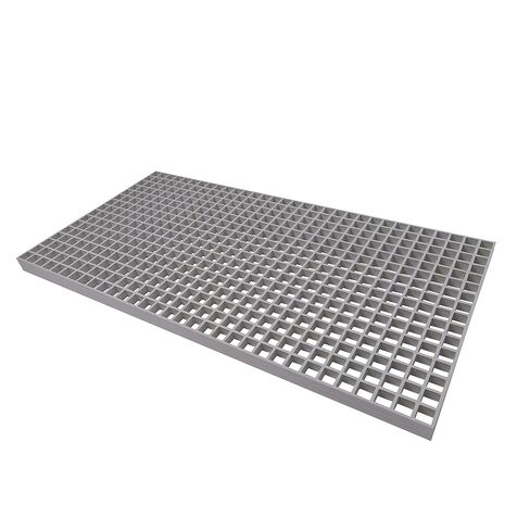 Agfabric 1x4ft Fiberglass Drain Grate 1''Thickness, Non-Slip Floors Cover, Rustless Indoor and Outdoor Drain Cover, Gray, 1pc in Saudi Arabia
