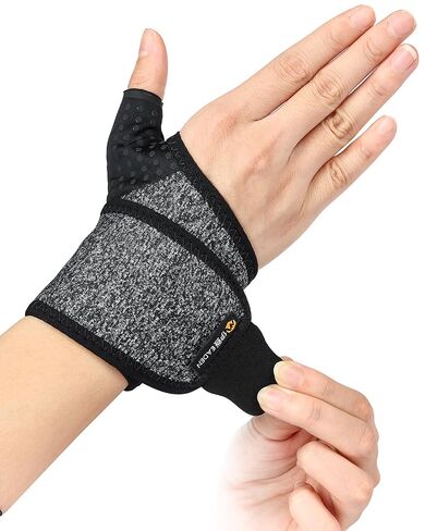 Wrist Brace, Breathable Adjustable Wrist Wraps for Carpal Tunnel Relief & Tendonitis, Gym Wrist Straps Wrist Support Wraps for Weightlifting Fitness, One Size Fit Men and Women, Right Hand in Saudi Arabia