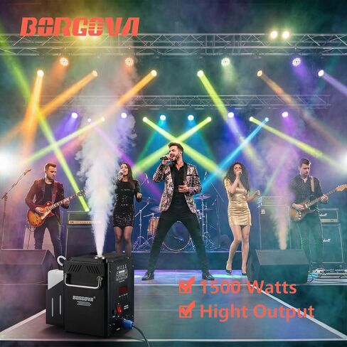 آلة الضباب العمودية 1500 وات، DMX وجهاز التحكم عن بعد، نطاق دخان 30 قدم، مؤقت - تأثيرات حفلة الهالوين DJ Stage (BF-06) in Kuwait