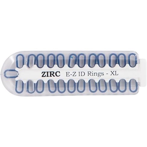 Zirc Dental 70Z000B EZ ID حلقات أدوات XL أزرق 25/Pk in Kuwait