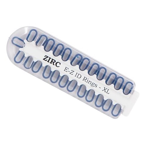 Zirc Dental 70Z000B EZ ID حلقات أدوات XL أزرق 25/Pk in Kuwait