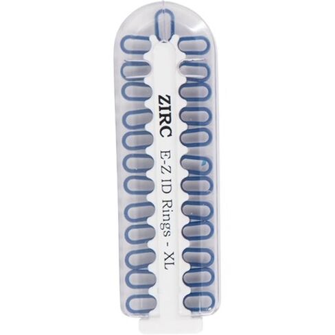 Zirc Dental 70Z000B EZ ID حلقات أدوات XL أزرق 25/Pk in Kuwait