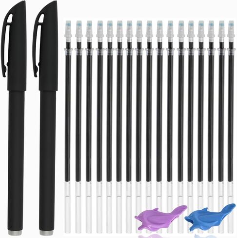 AALGO 20 Pc Magic Pens & Refills for Grooved Handwriting Books,Disappearing Ink Pen for Magic Grooved Writing Practice Workbooks,Magic Ink Pen for Tracing Workbook in Kuwait