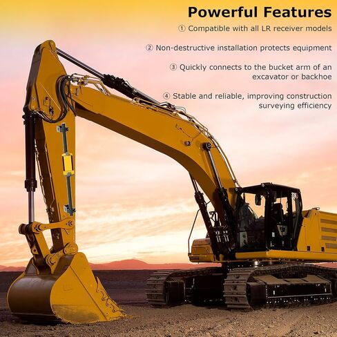 Upgrade Magnetic Mount for LR Receivers, Adjustable Strong Magnets, Fit for Flatback Dozer Blades, Backhoes and Excavators in Kuwait