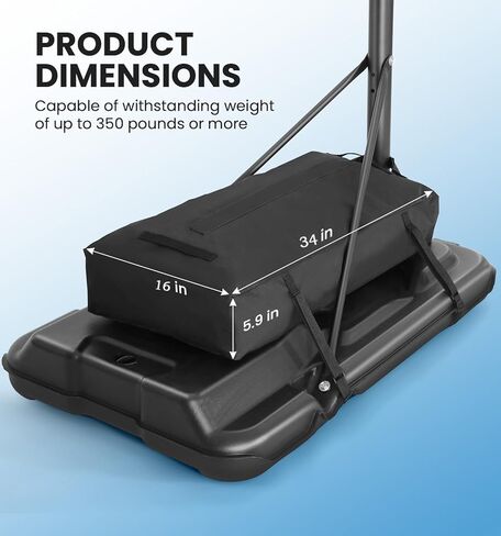 مرساة قاعدة ثقيلة مرجحة لأطواق كرة السلة المحمولة- أكياس رملية في الهواء الطلق ، مقاومة للطقس ، تحمل 200 رطل ، تصميم متين ، تمنع التحول والحركة in Kuwait