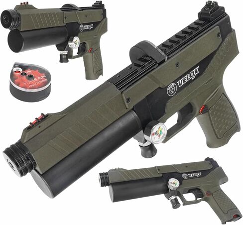 Hatsan Velox .25 Cal 580 FPS 15 FPE 10-Shot PCP OD Green Side Bolt Air Pistol in Kuwait