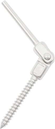 180 Degree Adjustable Angle Threaded Stud Tension End, 20Pcs Cable Railing Kit for Wood or Metal Post, Cable Angle Tension Kit in Saudi Arabia