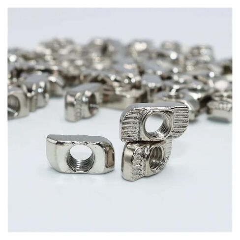 20-50PCS M3 M4 M5 M6 M8 Slot T-nut Sliding T Nut Hammer Drop in Fasten Connector for T Track(45 M4 (20pcs)) in Kuwait