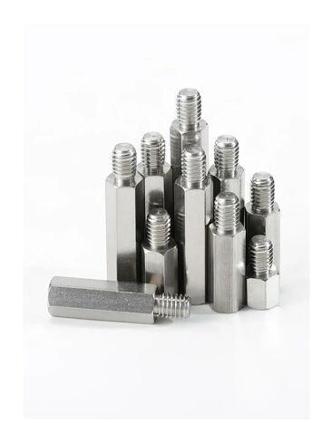 2Pcs M4 M5 M6 304 Stainless Steel Hex Standoff Male to Female Pillar Stud Board Computer PCB Spacer Metal Screws(90mm,M5(Thread 8mm) 2pcs) in Saudi Arabia