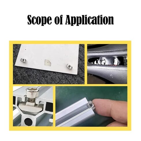 20-50PCS M3 M4 M5 M6 M8 Slot T-nut Sliding T Nut Hammer Drop in Fasten Connector for T Track(20 M3 (50pcs)) in Kuwait