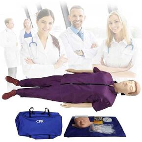 Educational Model Full Body CPR Training Manikin First Aid Chest Compressions Training Model Resuscitation Dummy for Hospital School Educational in Kuwait