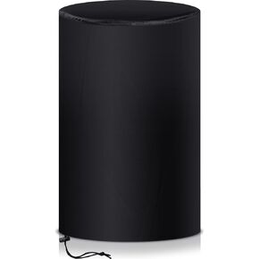 55 Gallon Drum Cover, 210D Oxford Cloth Water Storage Barrel Cover, 25 x 37 Inch Outdoor Waterproof Rain Snow Bucket lid with Drawstring, UV Protection, Anti Dust(2 Pcs) in Kuwait