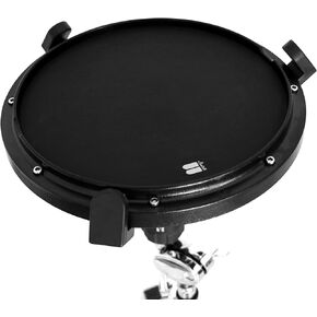 وسادة تدريب الطبل مقاس 12 بوصة، وسادة طبلة Snare مع حلقة حقيقية، محاكي Snare مع 900 كرة فولاذية، وسادة سيليكون عالية الارتداد لتدريب Rimshot والشعور الواقعي (أسود) in Kuwait