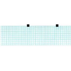 ورق تخطيط القلب مقاس 60 مم × 15 م، شبكة زرقاء، بطاقة DOT (تعمل مع CARDIETTE AR600 ADV، 66010037) (5) in Kuwait