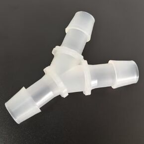 Y-Type 1/2 بوصة خرطوم بارب مناسب على شكل حرف Y متساوي على شكل Y أنابيب بلاستيكية مشتركة وصلة وصلة محول اتحاد لأنابيب الأكسجين أنابيب الوقود المنزلية والغاز السائل والهواء 20 قطعة in Kuwait