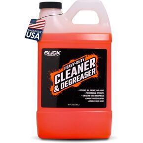 Slick Products Heavy-Duty Cleaner & Degreaser – Professional Strength Citrus Formula for Tires, Wheels, Engines, Chains & Tough Grime – Ready to Use or Dilute, 64 oz in Kuwait