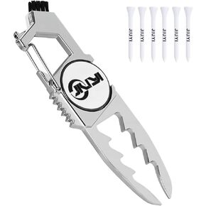 أداة جولف ديفوت مع علامة كرة مغناطيسية، وأداة ضبط ارتفاع تي شيرت، 6 تي شيرت جولف، ملحقات جولف مضحكة، هدايا جولف للرجال، تغليف الهدايا. in Kuwait