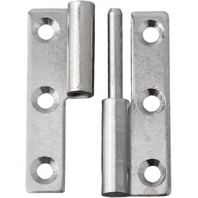 1 قطعة مفصل قابل للفصل مفصلات علم صغيرة مفصلات من الفولاذ المقاوم للصدأ قابلة للإزالة لأجزاء أجهزة خزانة الباب (يسار) in Kuwait