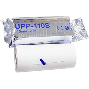 Roll Thermal Printer, 110mm x 20m, Black and White (Pack of 1 Roll) in Kuwait