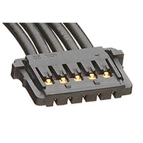 مجموعة كابلات Molex/Waldom، 15132-0500، Pico-Lock-to-Pico-Lock Off-The-Shelf (OTS) - مسافة 1.50 مم - صف واحد - طول 50.00 مم - 5 دوائر - أسود. (40 عنصر/عناصر) in Kuwait
