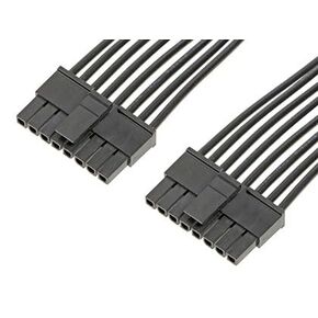 Molex/Waldom، 214750-2082، مجموعة الكابلات UL 10002 0.3m 18AWG سلك إلى اللوحة إلى سلك إلى اللوحة 8 إلى 8 كيس تجعيد POS FF (22 قطعة/عناصر) in Kuwait