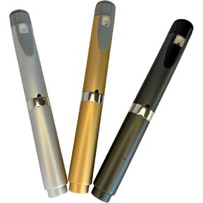 GXZ Health V2 Injection Pen Set – 3 Reusable Pens W/ 3 FREEE cartridges - Charcoal Gray, Metalic Gold & Satin Silver - 60 Unit in Kuwait