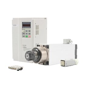 3.5kw ER25 مغزل تبريد الهواء 4 محامل كروية سيراميك 3.7kw VFD/العاكس (220 فولت) in Kuwait