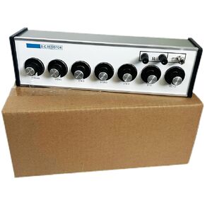 صندوق المقاوم DC صندوق مقاومة العقد DC مع نطاق القياس من 0.1 إلى 1111111.0 أوم الطاقة المرجعية 0.5 وات الطاقة العادية 0.1 كحد أقصى. قوة العتبة 0.2 أسلاك من السبائك المستخدمة in Kuwait