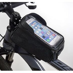 Bike/Bicycle Phone Front Frame Bag for Bianchi Six Days, EVA Hard Case Bicycle Phone Holder Mount, Cycling Pouch with Rain Cover, Fits Phones Up to 7 Inches in Saudi Arabia