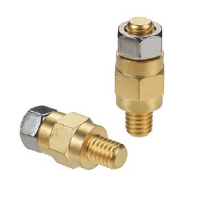 2 قطعة 3/8 "-16 مسمار نحاسي الجانب آخر بطارية طرفية الترباس البطارية القياسية سحب العمود تمديد قضيب ملحقات البطارية in Kuwait