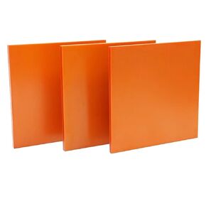 Resin Board Bakelite Sheets,1PCS 1-10mm Thick Orange Plate, Insulation Phenolic, Antistatic and High Temperature Resistance(300x300x2mm) in Kuwait