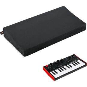 غطاء غبار قابل للتمدد من TXEsign متوافق مع وحدة تحكم لوحة المفاتيح Akai Professional MPK Mini MK3 وMPK Mini Play MK3، غطاء واقٍ ناعم من الصوف اللدنة مع شريط مطاطي in Kuwait